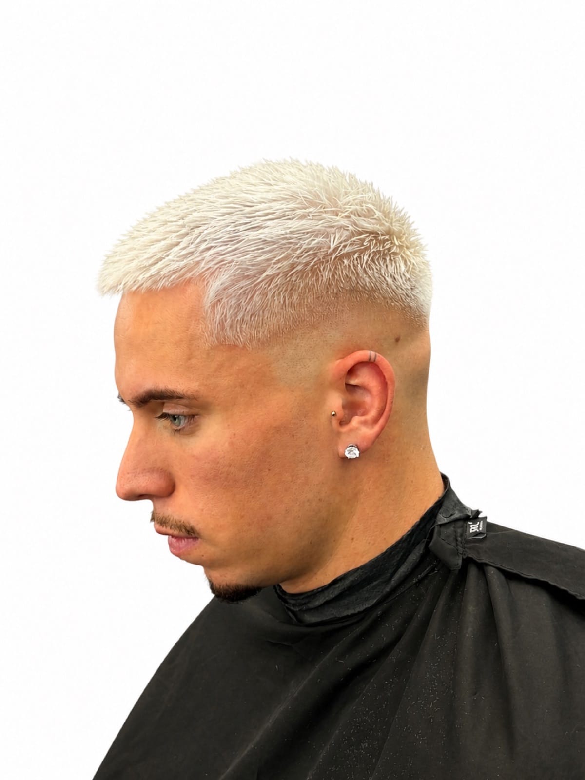mid-fade // bleach & tone — Juan Zapata, barber in Davie, FL