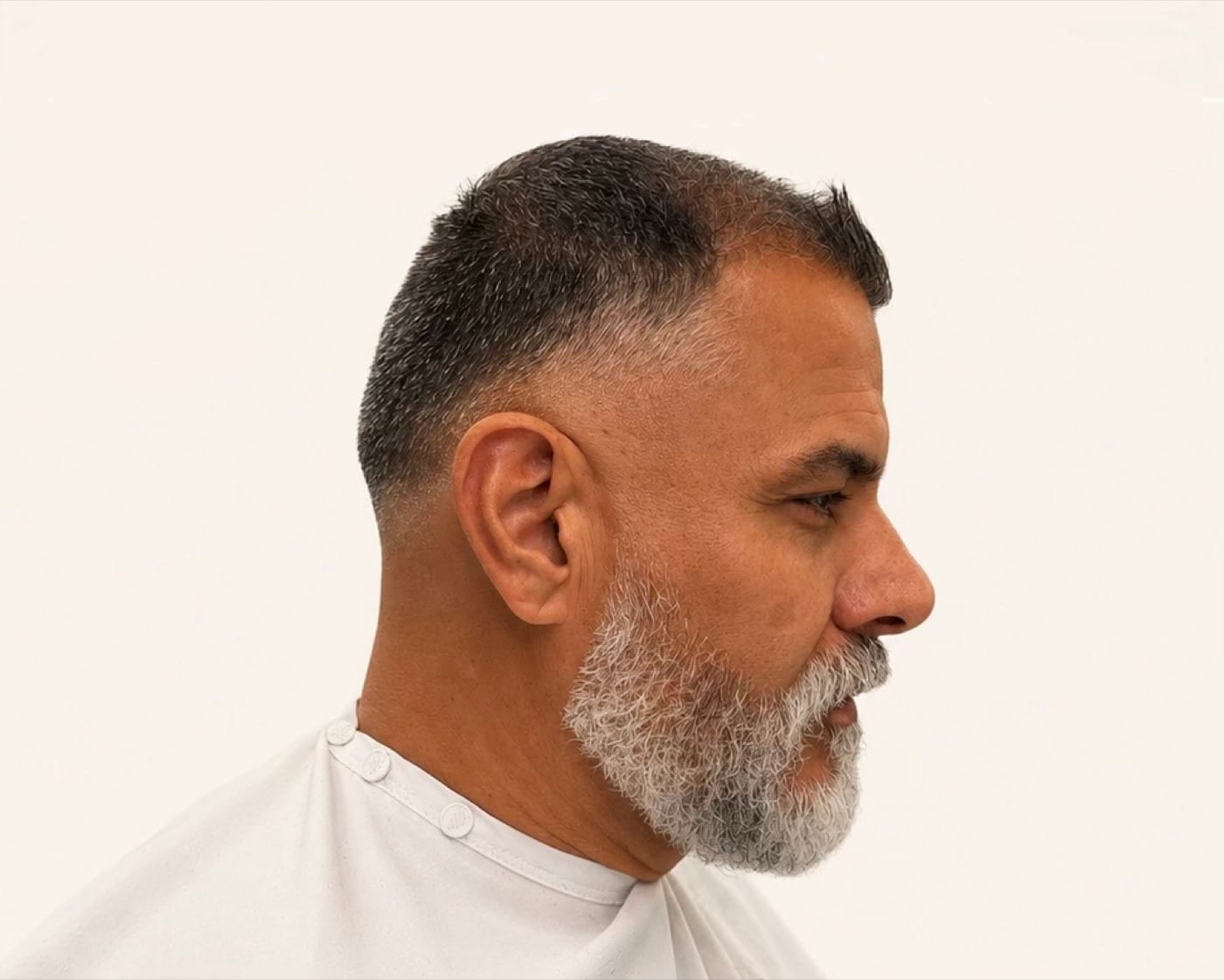 low-taper // beard line-up — Juan Zapata, barber in Davie, FL